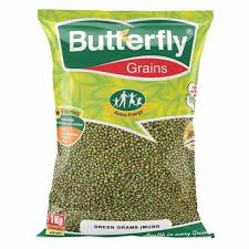 Butterfly Grains Green Grams Polished 1Kg