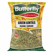 Butterfly Pulses Green Lentils 1Kg