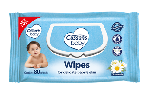 Cussons Baby Mild & Gentle Wipes 80 Pieces