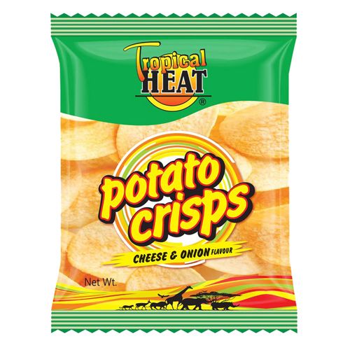 Tropical Heat Potato Crisps Cheese & Onion 400g