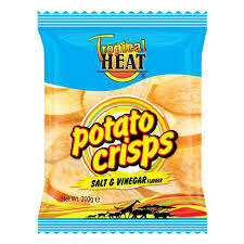 Tropical Heat Potato Crisps Salt & Vinegar 400g