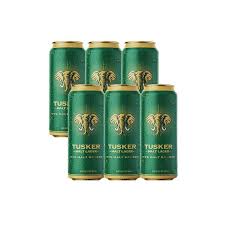 Tusker Malt Can 500ml Pack of 6