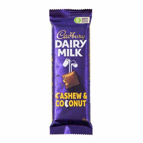 Cadbury Cashew+ Coconut 80g