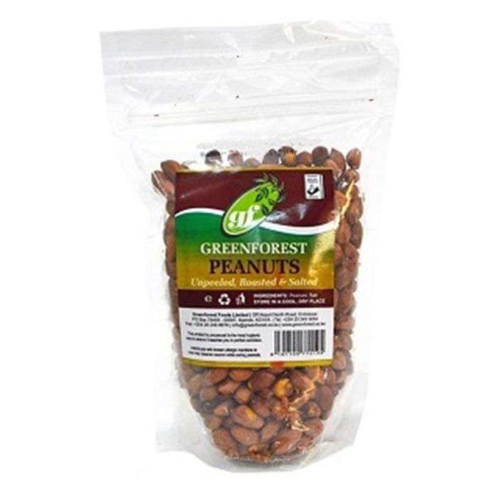 Green Forest Peanuts Unpeeled, Roasted & Salted 200g