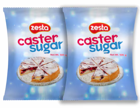 Zesta Caster Sugar Bags 500g x 2