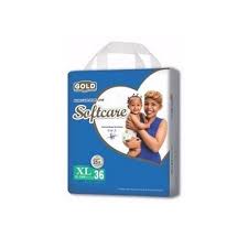 Softcare Gold Diaper Junior Extra Large 36 Pieces 15.1-25 Kg