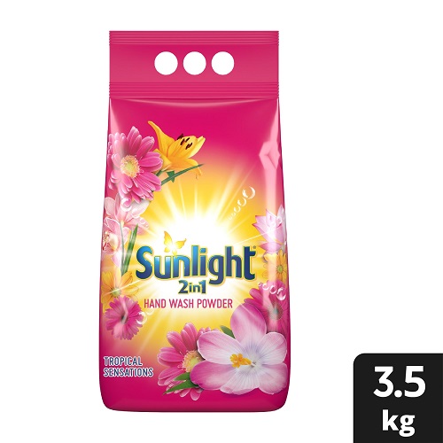 Sunlight 2 in 1 Hand washing Powder Tropical Sensations 3.5kg