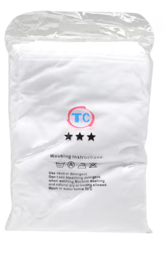 T.C White 4Pieces Bedding Set 220*240Cm