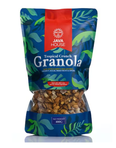 Java House Tropical Crunch Granola Cereal 400g